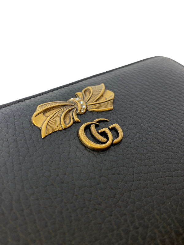 Gucci Black Leather Wallet - As Seen on Instagram 13 01 21 Cheap