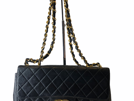 Chanel Vintage Black Lambskin Leather Single Flap - As seen on Instagram 14 03 21 Discount