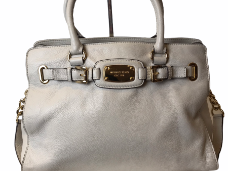 Michael Kors White Leather Shoulder Bag - As Seen on Instagram 03 02 21 Fashion