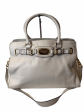 Michael Kors White Leather Shoulder Bag - As Seen on Instagram 03 02 21 Fashion