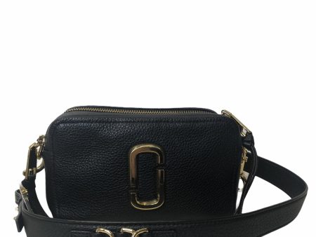 Marc Jacobs Black Leather Softshot Crossbody - As Seen on Instagram Online Hot Sale