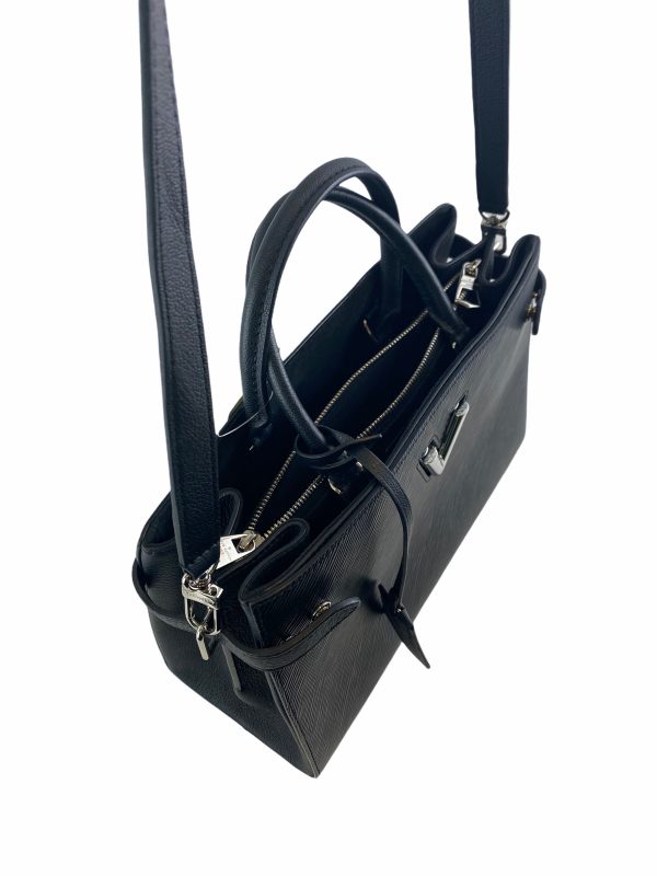 Louis Vuitton Black Epi Leather Twist Tote For Cheap