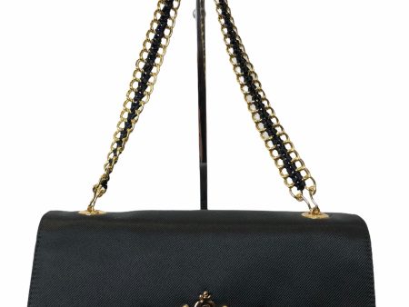 Moschino Black Canvas Shoulder Bag - As Seen on Instagram 9 12 20 Hot on Sale