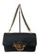 Moschino Black Canvas Shoulder Bag - As Seen on Instagram 9 12 20 Hot on Sale