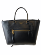 Prada Black Leather Tote - As seen on instagram 14 03 21 For Sale