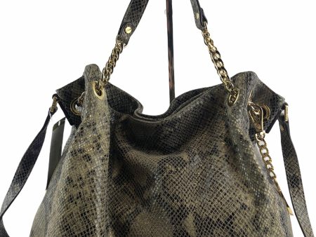 Michale Kors Snake Print Gloss Shoulder  Crossbody Bag Online Sale